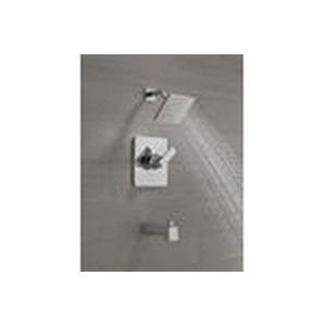 DELTA® 14 Series Velum™ Monitor® T14437 Tub and Shower Faucet Trim, Chrome, 1-Handle, 1.75 gpm thumbnail 2