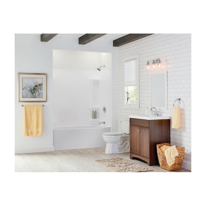DELTA® Lahara® T14438 Tub and Shower Trim Kit, 1/2 in, IPS, Brass, Chrome, 1-Handle, 1.75 gpm thumbnail 2