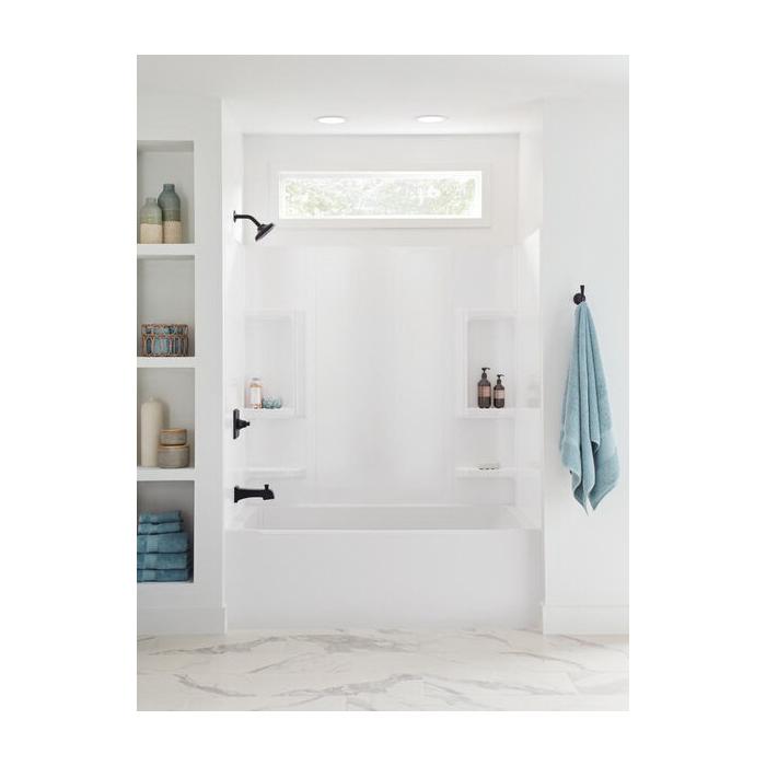 DELTA® Ashlyn® T14464-BL Tub and Shower Trim Kit, 1/2 in, IPS x Sweat, Brass, Matte Black, 1 -Handle, 1.75 gpm thumbnail 4