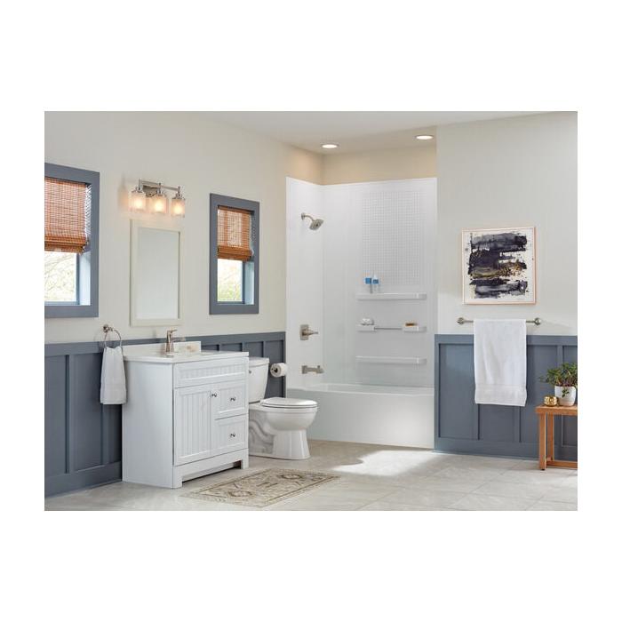 DELTA® Ashlyn® T14464-SS Tub and Shower Trim Kit, 1/2 in, IPS x Sweat, Brass, Brilliance® Stainless Steel, 1 -Handle thumbnail 2