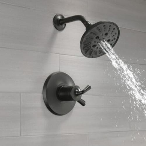 DELTA® Monitor® 17 Series Kayra® T17233-BL Shower Trim, Matte Black, 1.75 gpm