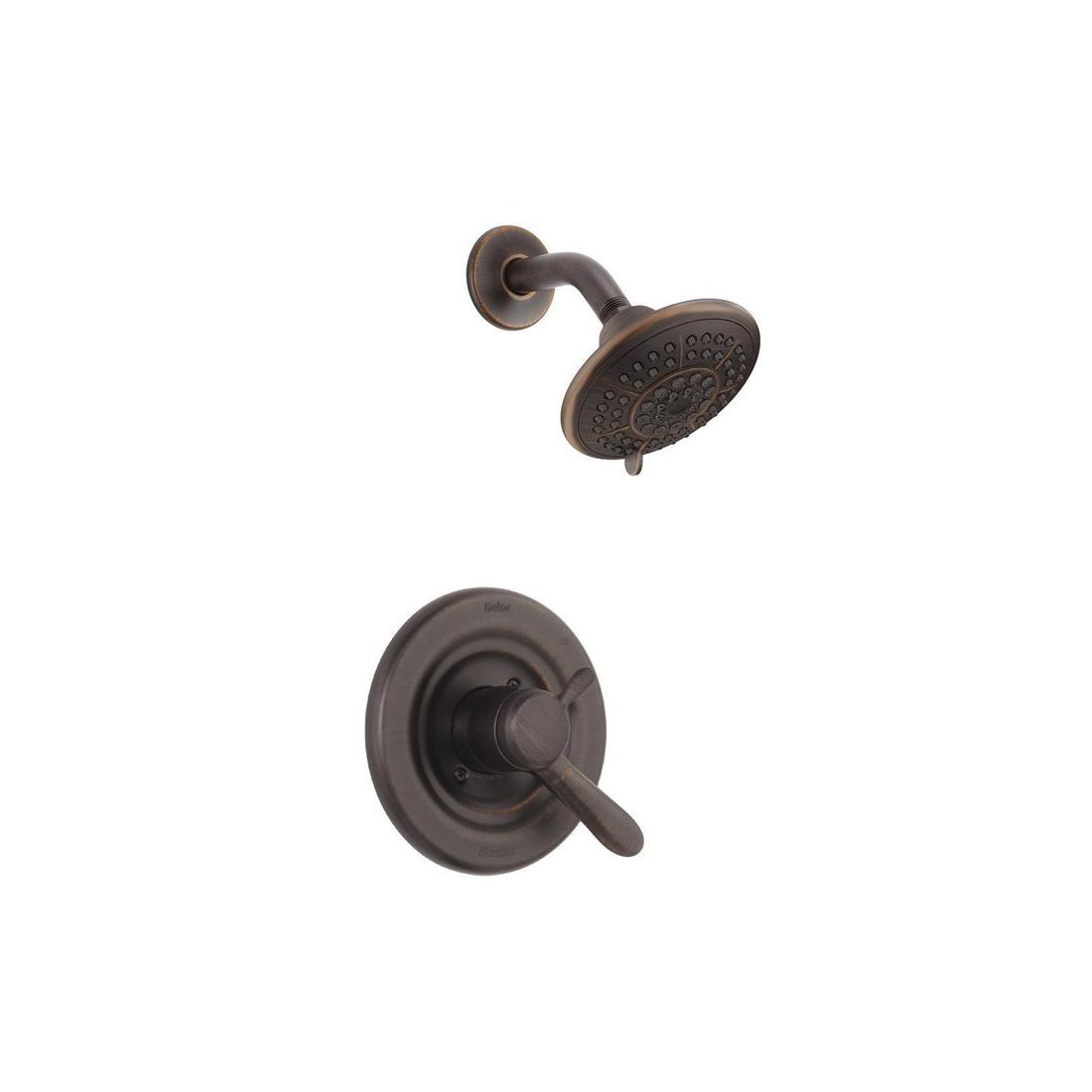 DELTA® Lahara® T17238-RB Shower Trim Kit, Brass, Venetian Bronze, 1-Handle -Handle, 1.75 gpm thumbnail 3