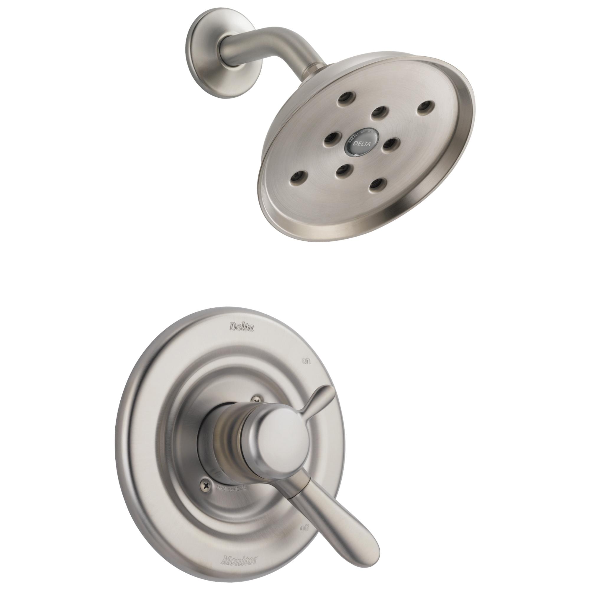 delta® 17 Series T17238-SSH2O Shower Trim, Brass, Stainless Steel