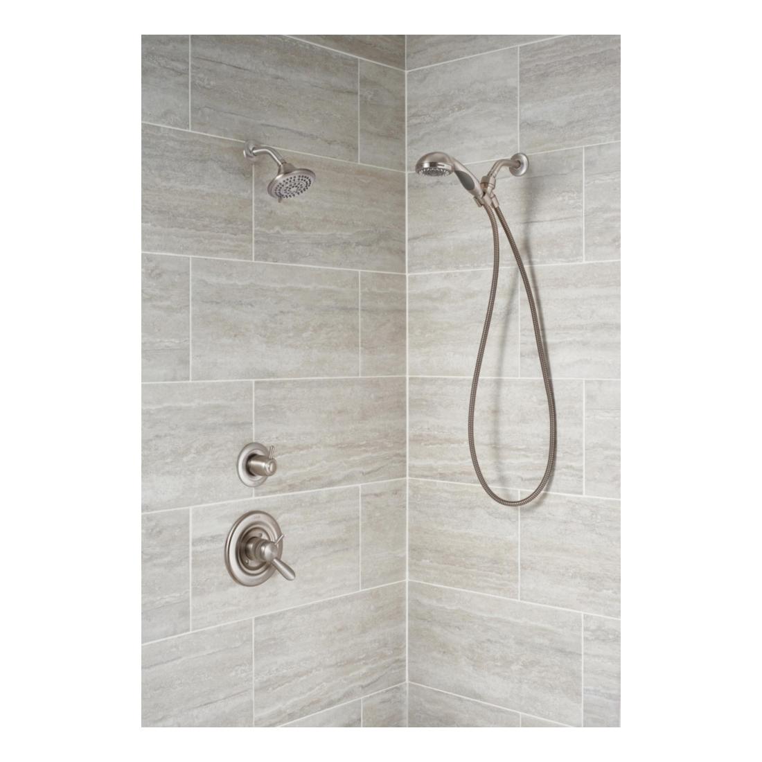 DELTA® Lahara® T17238-SS Shower Trim Kit, Brass, Brilliance Stainless Steel, 1-Handle -Handle, 1.75 gpm thumbnail 4
