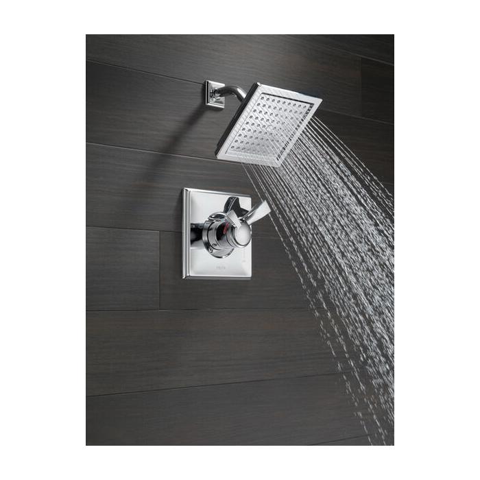 DELTA® Dryden™ T17251 Shower Trim Kit, Brass, Chrome, 2-Handle-Handle, 2.5 gpm thumbnail 4