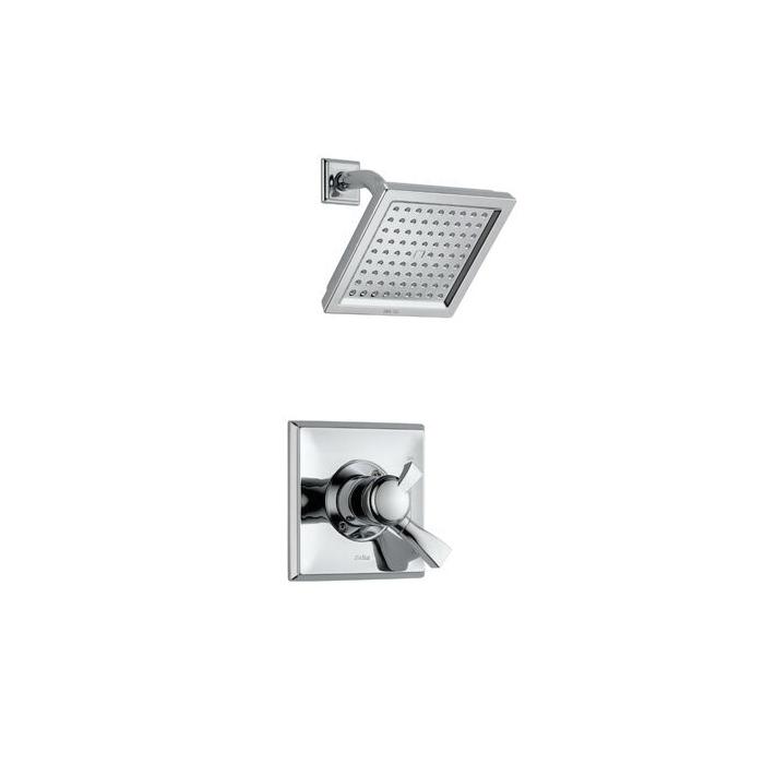 DELTA® Dryden™ T17251 Shower Trim Kit, Brass, Chrome, 2-Handle-Handle, 2.5 gpm thumbnail 2