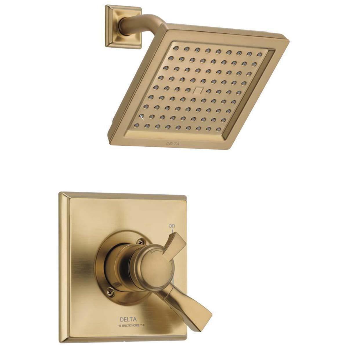 DELTA® Monitor® 17 Series Dryden™ T17251-CZ Shower Trim, Brass, Brilliance Champagne Bronze, 2-Handle -Handle, 2.5 gpm thumbnail 2