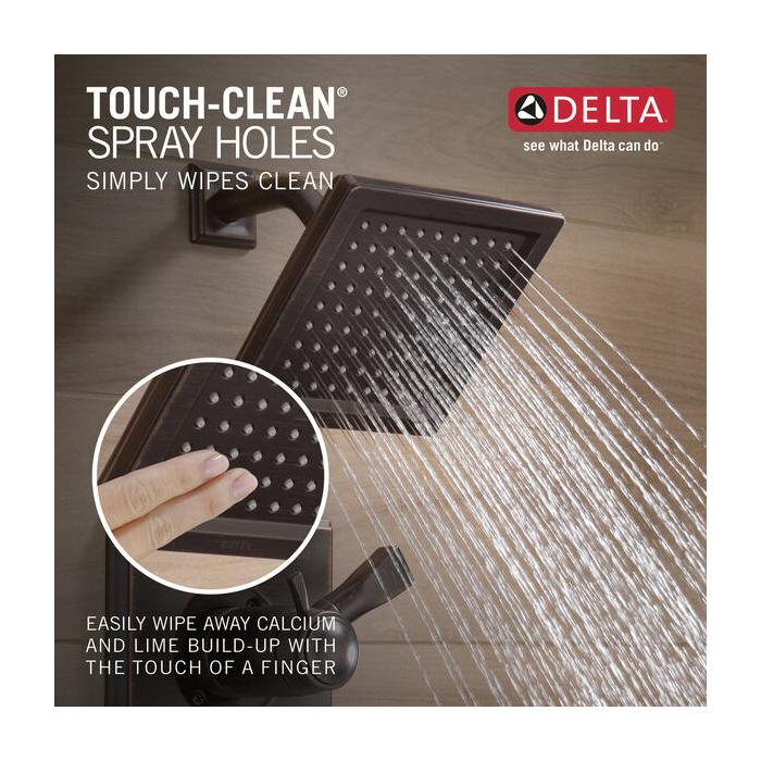 DELTA® Dryden™ T17251-RB Shower Trim Kit, Brass, Venetian Bronze, 2-Handle -Handle, 2.5 gpm
