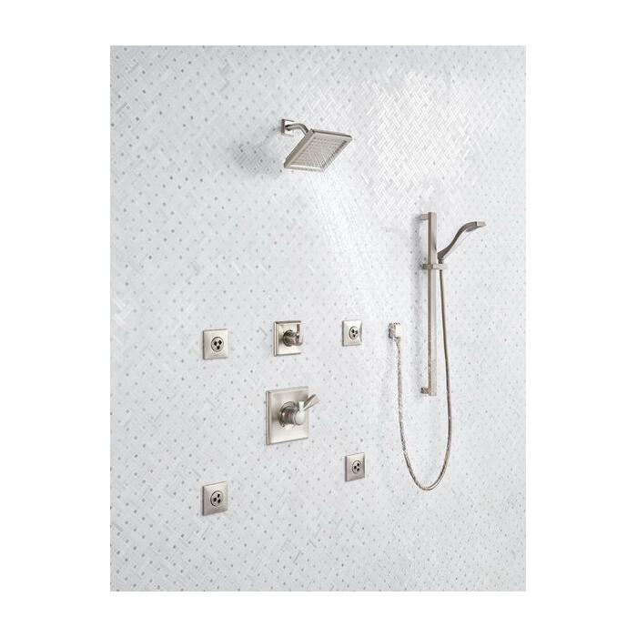 DELTA® Dryden™ T17251-SS Shower Trim Kit, Brass, Brilliance Stainless Steel, 2-Handle -Handle, 2.5 gpm thumbnail 4