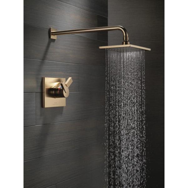 DELTA® 17 Series Vero® T17253-CZ Shower Trim, Brass, Champagne Bronze, 1-Handle -Handle, 2.5 gpm thumbnail 2