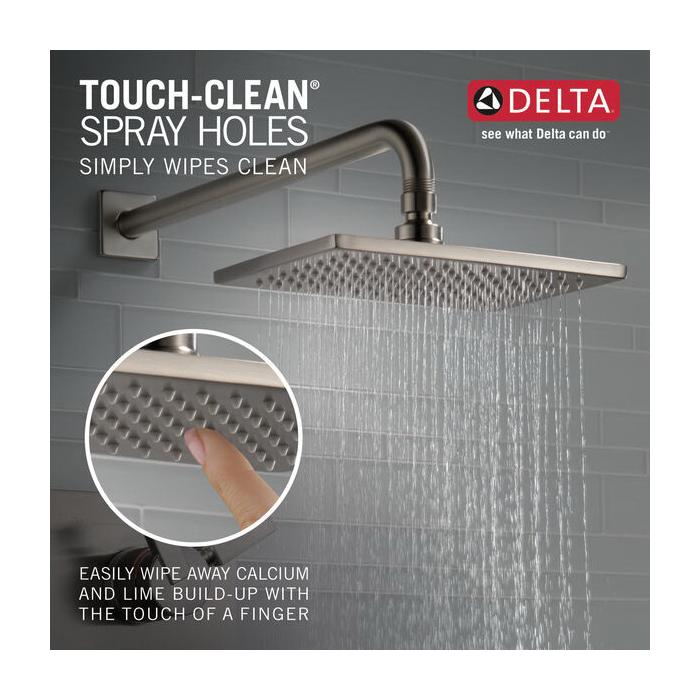 DELTA® Vero® T17253-SS Shower Trim Kit, 1/2 in, 3/4 in, Brass, Brilliance Stainless Steel, 2-Handle -Handle, 2.5 gpm thumbnail 3