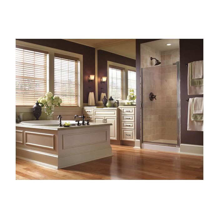 DELTA® Victorian® T17255-RB Shower Trim Kit, 1/2 in, 3/4 in, Brass, Venetian Bronze, 2-Handle -Handle, 2.5 gpm thumbnail 2