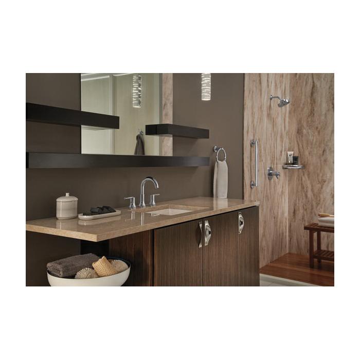 DELTA® Trinsic® T17259 Shower Trim Kit, Brass, Chrome, 2-Handle-Handle, 1.75 gpm thumbnail 4