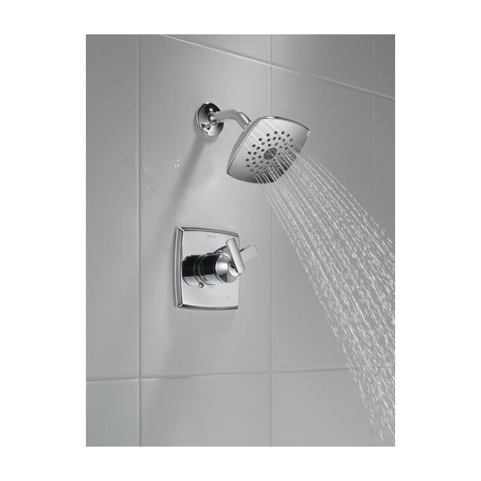 DELTA® Ashlyn® T17264 Shower Trim Kit, Brass, Chrome, 2-Handle-Handle, 1.75 gpm thumbnail 3