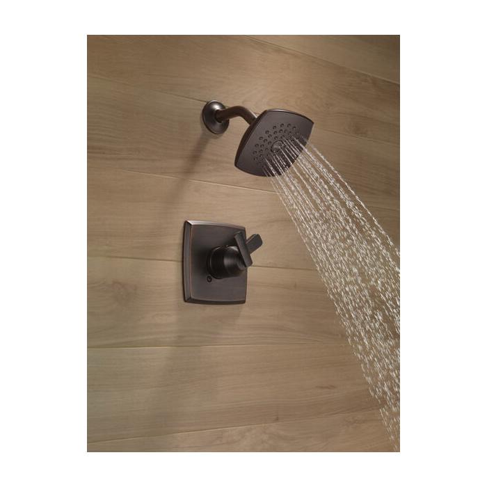 DELTA® Ashlyn® T17264-RB Shower Trim Kit, Brass, Venetian Bronze, 2-Handle -Handle, 1.75 gpm