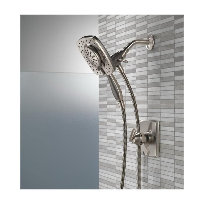 DELTA® Ashlyn® T17264-SS-I Shower Trim Kit, Brass, Brilliance Stainless Steel, 2-Handle -Handle, 1.75 gpm