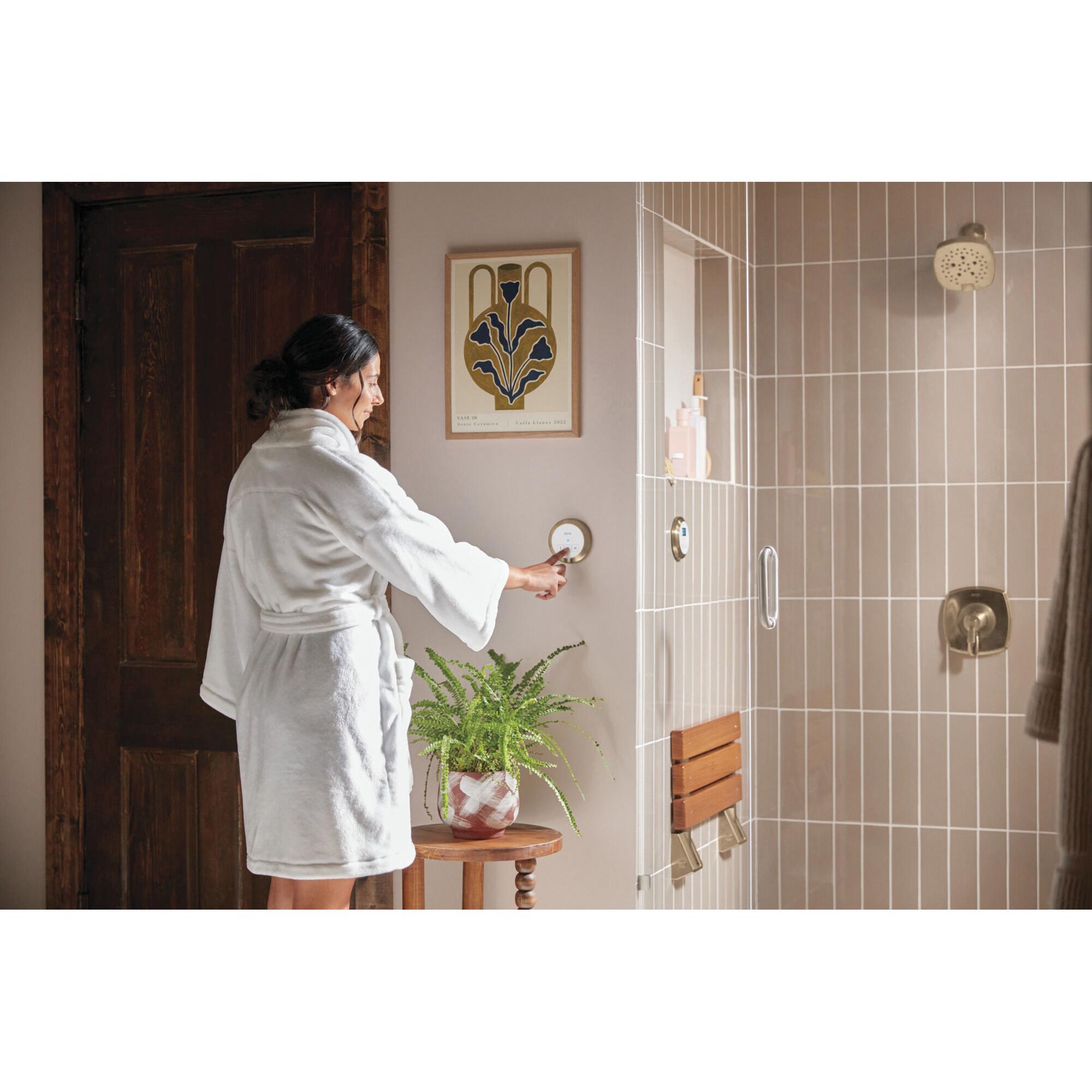 DELTA® Stryke® T17276-CZ-PR Shower Only, Zinc, Lumicoat® Champagne Bronze, 2-Handle, 1.75 gpm thumbnail 4