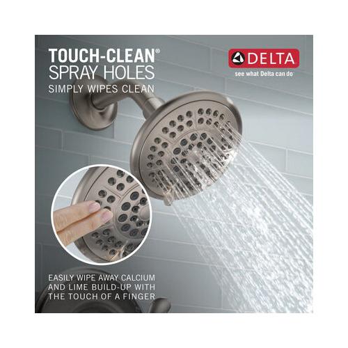 DELTA® Lahara® T17438-SS Shower Trim Kit, 1/2 in, IPS, Brass, Brilliance® Stainless Steel, 1 -Handle, 1.75 gpm thumbnail 3