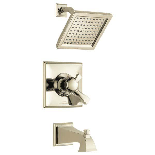 DELTA® 17 Series Dryden® T17451-PN Tub and Shower Trim, Brass, Polished Nickel, 1 -Handle, 2.5 gpm thumbnail 2