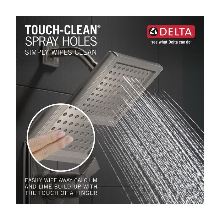 DELTA® Dryden® T17451-SS Shower Trim Kit, 1/2 in, IPS x Sweat, Brass, Brilliance® Stainless Steel, 1 -Handle, 2.5 gpm thumbnail 2