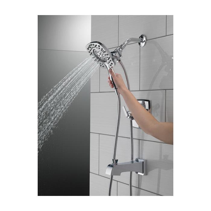 DELTA® Ashlyn® T17464-I Shower Trim Kit, Sweat, Brass, Chrome, 2 -Handle, 1.75 gpm thumbnail 2