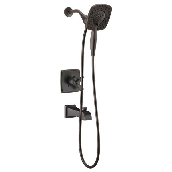 DELTA® 17 Series Ashlyn® T17464-RB-I Shower Trim, Brass, Venetian Bronze, 1 -Handle, 1.75 gpm