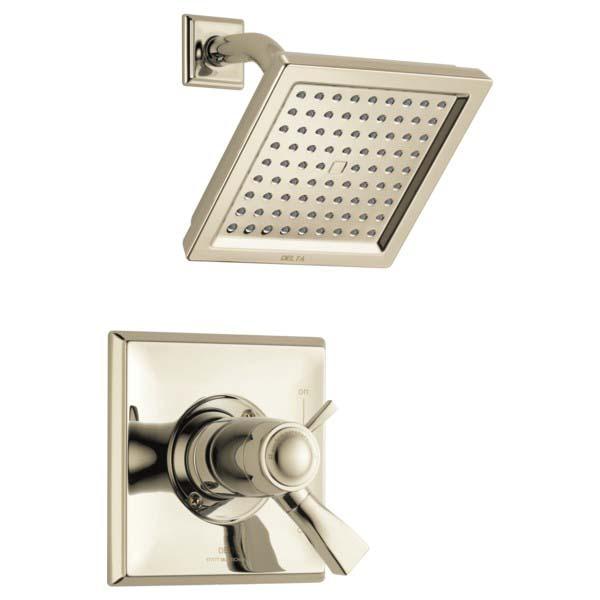 DELTA® 17T Series Dryden™ T17T251-PN Shower Trim, Brass, Polished Nickel, 2-Handle -Handle, 2.5 gpm