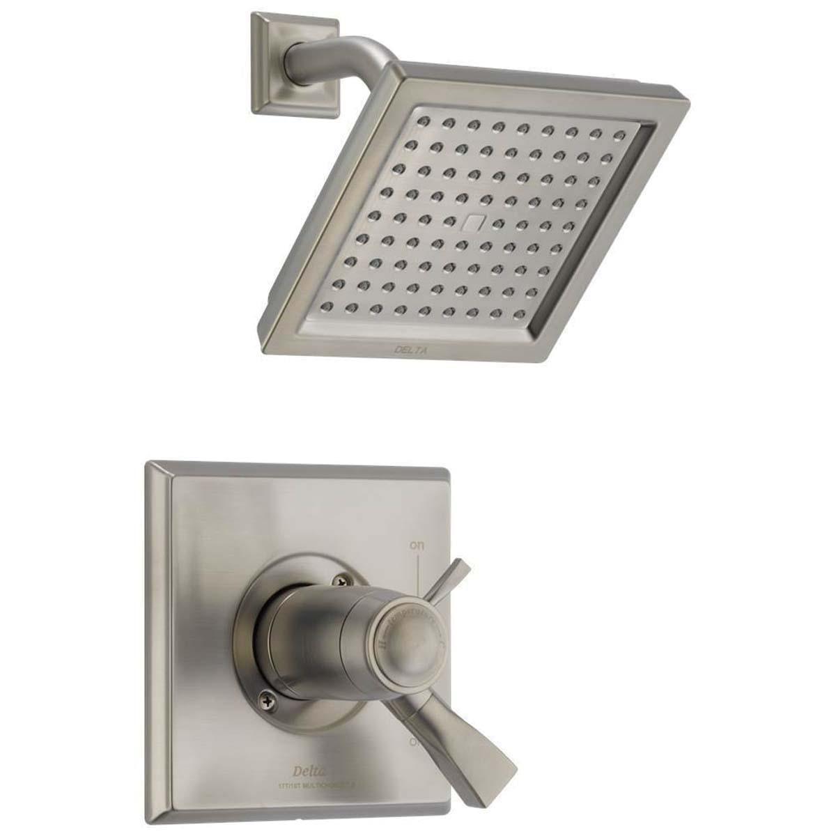 DELTA® TempAssure® 17T Series Dryden™ T17T251-SS Shower Trim, Brass, Brilliance Stainless Steel, 2-Handle -Handle thumbnail 2