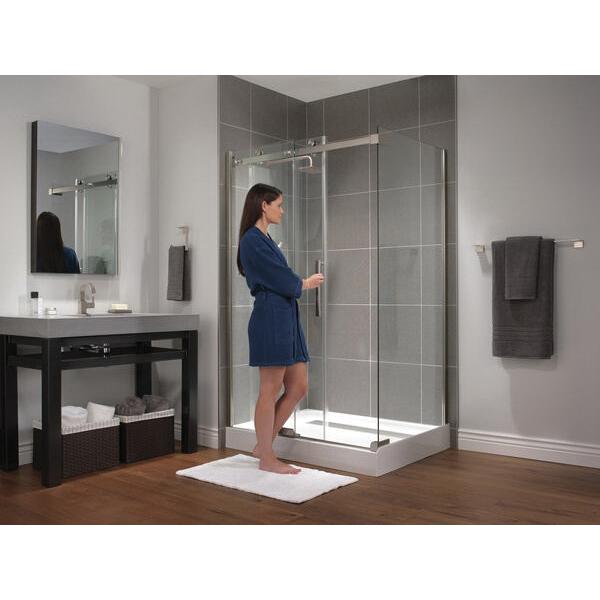 DELTA® 17T Series Vero® T17T253-SS Shower Trim, Brass, Stainless Steel, 1-Handle -Handle, 2.5 gpm thumbnail 4