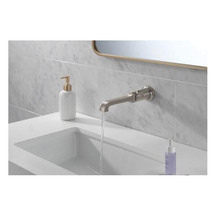 DELTA® Tetra® T3589LF-SS-PR-WL Bathroom Faucet, 1-Handle, Wall, Vessel, Lumicoat® Stainless thumbnail 2