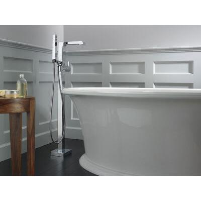 DELTA® Ara® T4767-FL Tub Filler Trim, Chrome, 1-Handle -Handle, 1.75 gpm