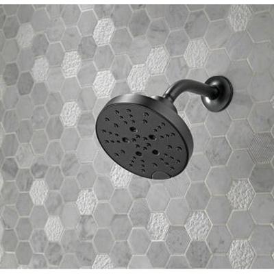 DELTA® Universal U4993-BL Showerarm, 1/2 in, NPT, Brass, Matte Black