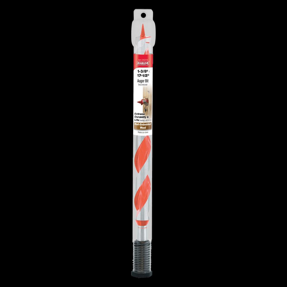 DIABLO® DAG3150 Auger Bit, Self-Feed Drill, 1-3/8 in Drill, 17-1/2 in OAL, HSS