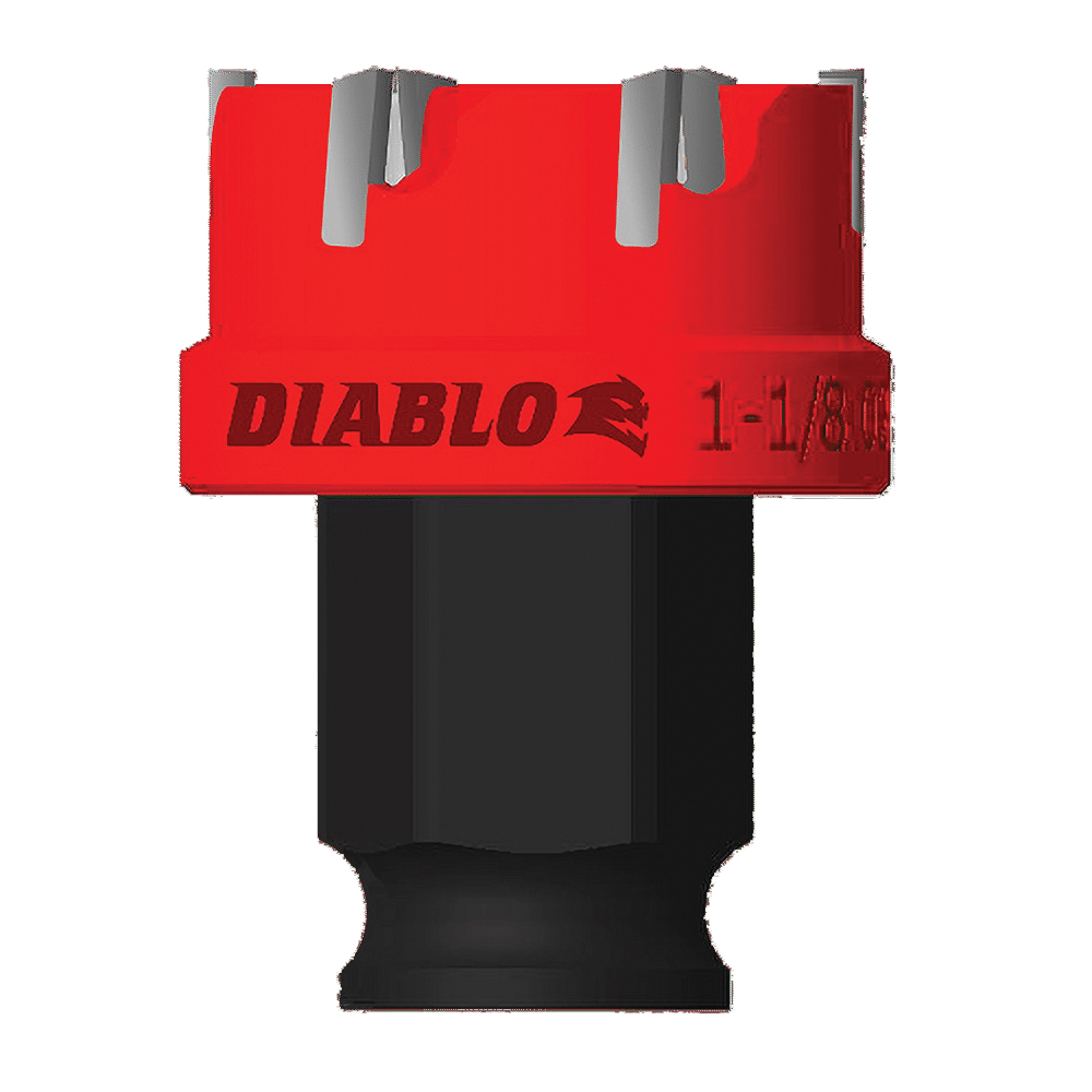 DIABLO® Steel Demon™ DHS1125CF Hole Cutter, 1-1/8 in Dia Cutter, Carbide Tooth