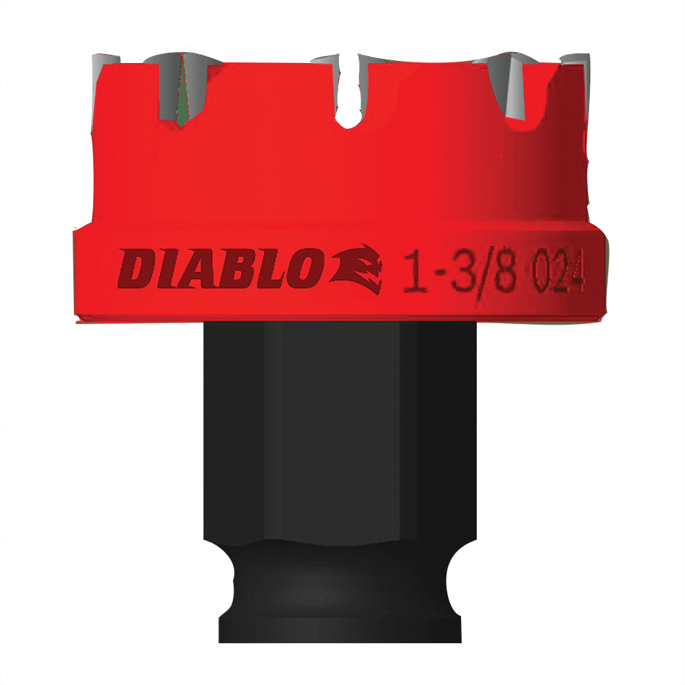 DIABLO® Steel Demon™ DHS1375CF Hole Cutter, 1-3/8 in Dia Cutter, Carbide Tooth