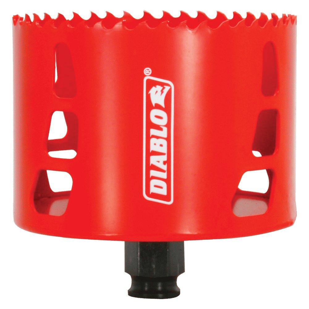 DIABLO® DHS3625 High Performance Hole Saw, 3-5/8 in Dia Saw, 3/8 in Arbor Hole, 2-3/8 in D Cutting, Carbide Tooth