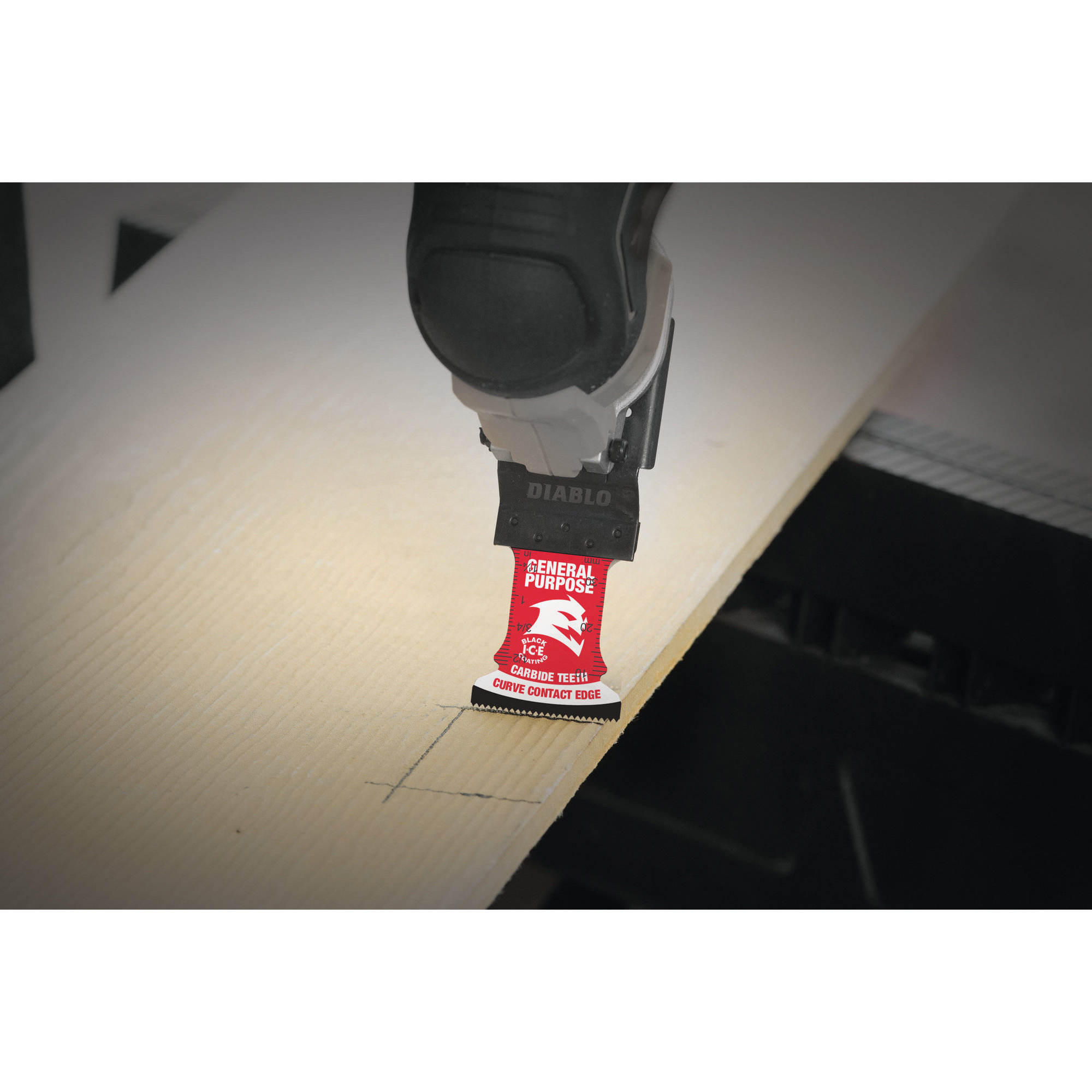 DIABLO&reg; AMPED&trade; Demo Demon&trade; DOU125CGP3 Oscillating Blade, Universal Fit Blade, 1-1/4 in W Blade, Carbide Blade, 3 -Piece