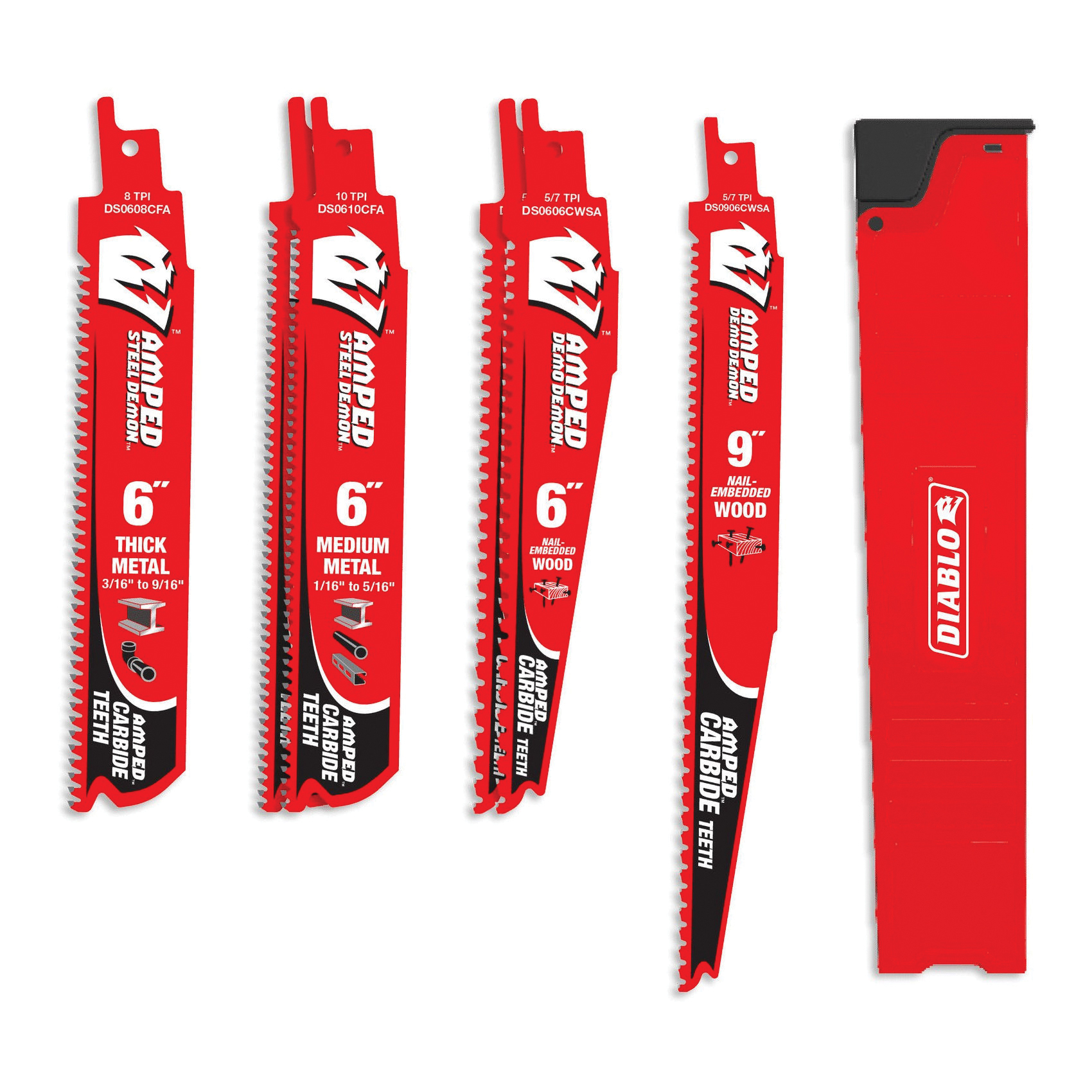 DIABLO&reg; DS006SCA Reciprocating Blade Set, 6-Piece