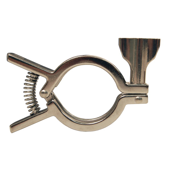 DIXON 13MHHV-Q400 Single-Pin Squeeze Clamp, Stainless Steel