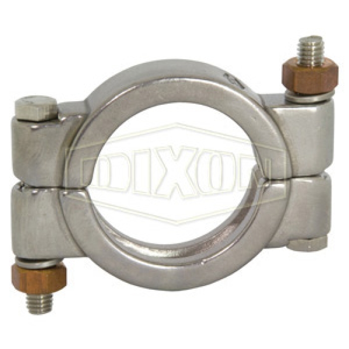 DIXON 13MHP Series 13MHP100-150 Sanitary Bolted Clamp, 1-1/2 in, Stainless Steel