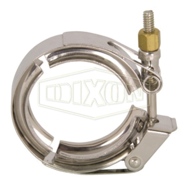 DIXON 13MO400 T-Bolt Sanitary Clamp, 4.78 in Maximum Clamp Diameter, Stainless Steel