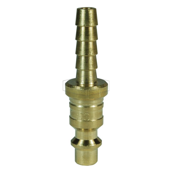 DIXON DF Series D4S4-B Pneumatic Hose Plug, 1/2 in Barbed x 1/2 in Barbed, Brass