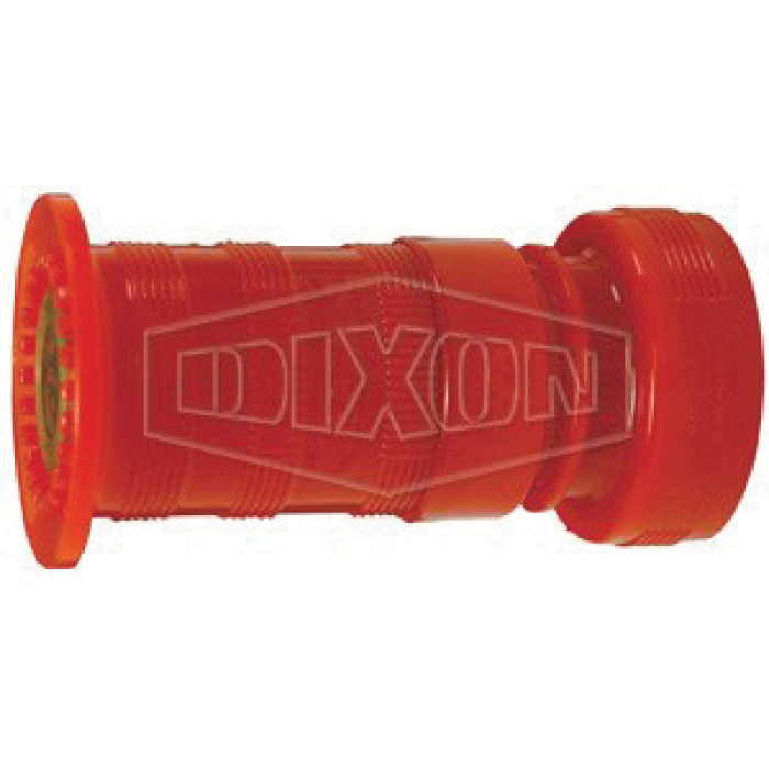 DIXON FN100NST Fog Nozzle, 1 in, NST (NH) Spray, 100 psi Max Working Pressure, 11.4 gpm, Polycarbonate