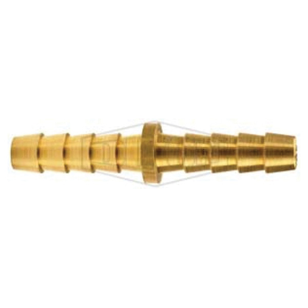 DIXON GHD-1781212C Hose Mender, 3/4 in Fitting, Barb Connection, Brass