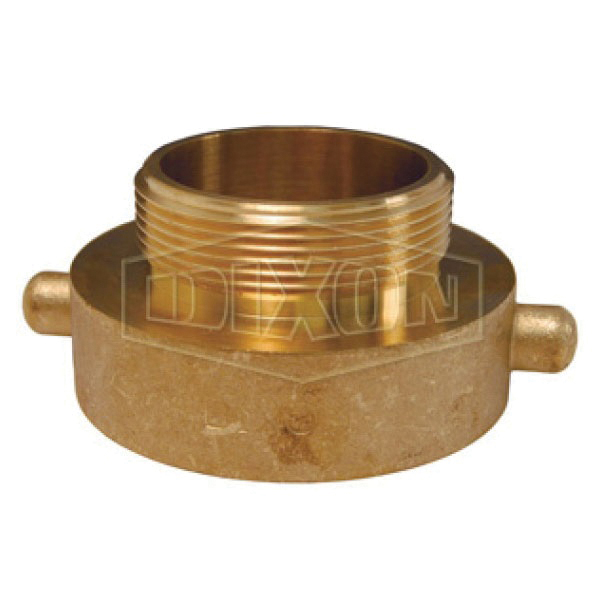 DIXON GHD-HA1576 Hydrant Adapter, 3/4 in MGHT x 1-1/2 in FNST, Brass