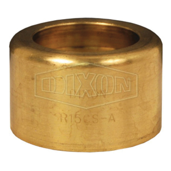 DIXON 520-H R2AAS Scovill Hose Ferrule, 2 in Fitting, Brass
