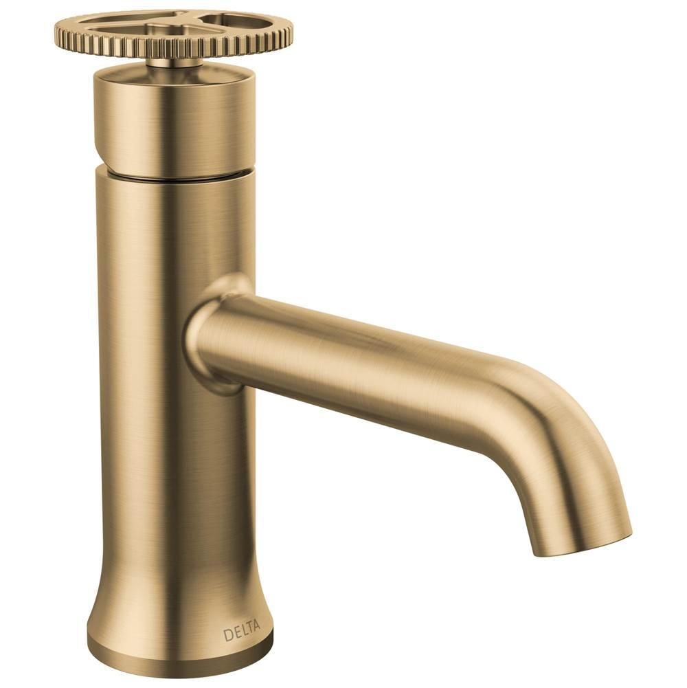 DELTA® Trinsic® 558-CZMPU-DST Bathroom Sink Faucet, 1-Handle, Deck, Single-Handle, Push, Champagne Bronze thumbnail 2