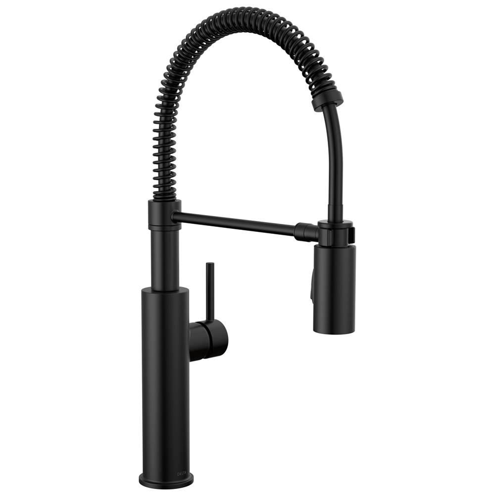 DELTA® Antoni® 18803-BL-DST Kitchen Faucet, Pull-Down, Matte Black thumbnail 4