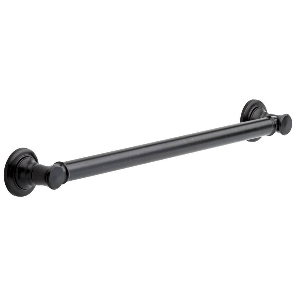 DELTA® 41624-RB Traditional Decorative Grab Bar, 1-1/4 in Dia, 24 in L, Venetian Bronze