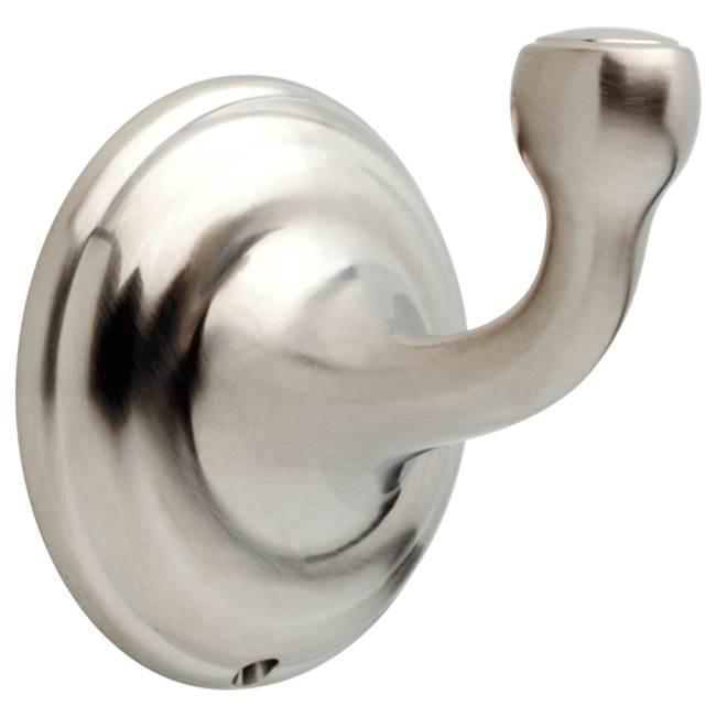 DELTA® Windemere® 70035-SS Robe Hook, 2.31 in L, 2-3/16 in W, 2-1/2 in H, Stainless